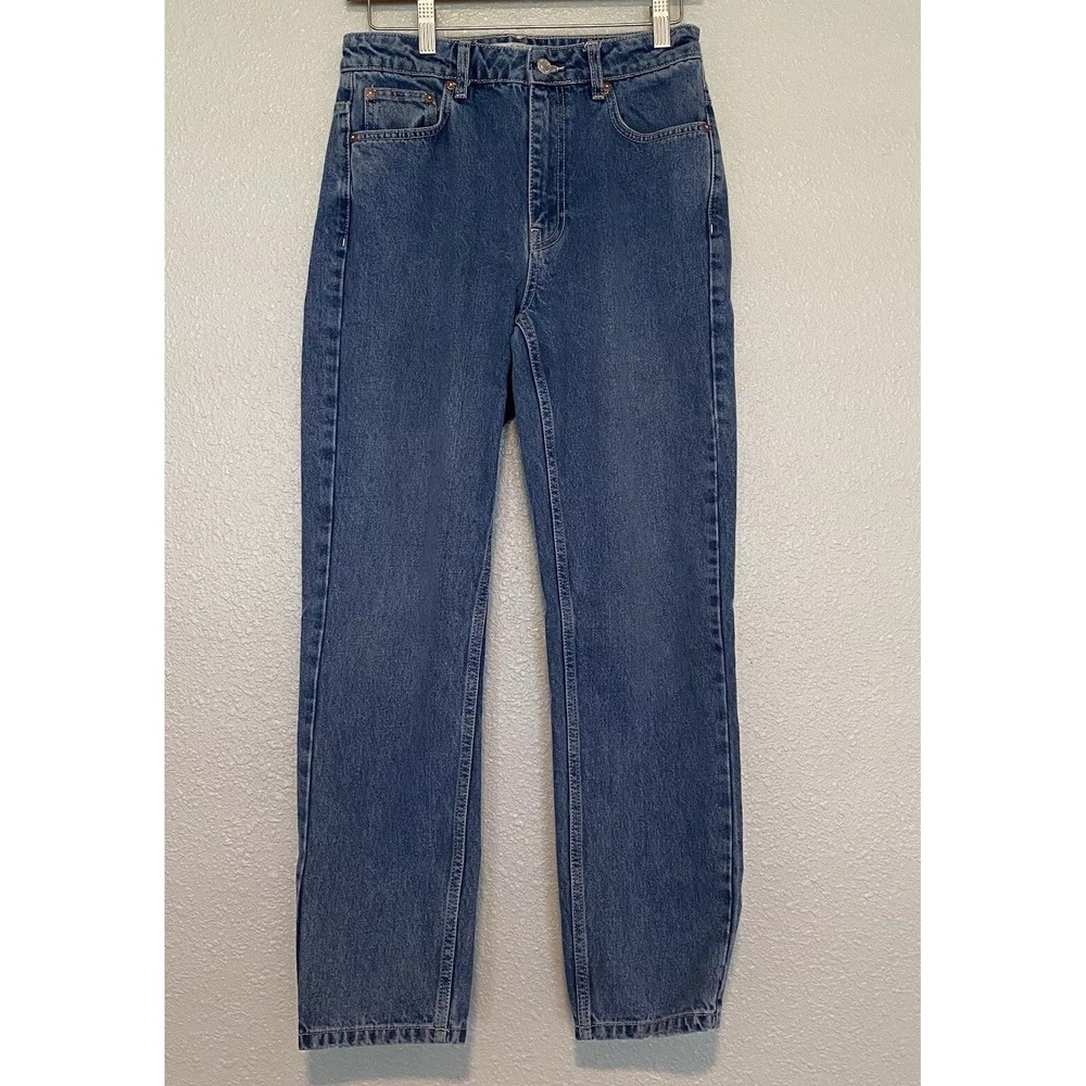 We The Free Women's 30x27 Blue wash Hi Rise Jeans Tapered Leg Casual Heritage